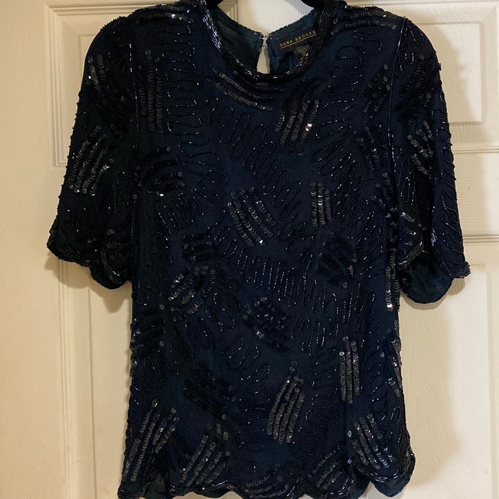 Dana Brooke Sequins Top. Very beautiful and in excellent shape.